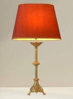 Lamp - Cierge - Leeuwenpoten Tripod - Verguld brons, Antiek en Kunst