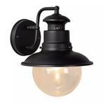 Moderne buitenlamp Figo - lantaarn zwart, Ophalen of Verzenden, Nieuw, Aluminium, Wandlamp