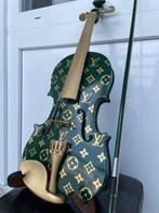 J.Reinhardt - Custom Louis Vuitton Violin - Emerald & Gold