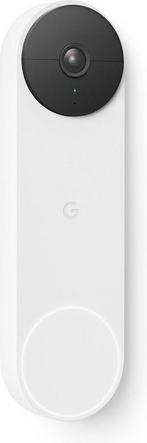 Google Nest Videodeurbel - Deurbeldrukker - Batterij - Wit, Huis en Inrichting, Deurbellen, Verzenden, Zo goed als nieuw