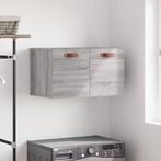 vidaXL Wandkast 60x36,5x35 cm bewerkt hout grijs sonoma, Verzenden, Nieuw
