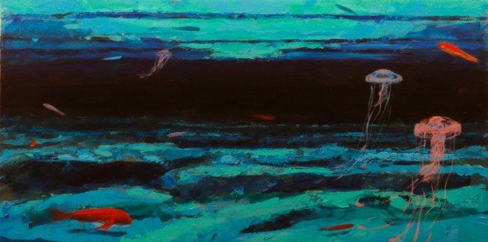 Yeyo Argüez - Deep 073 XL No Reserve, Antiek en Kunst, Kunst | Schilderijen | Modern