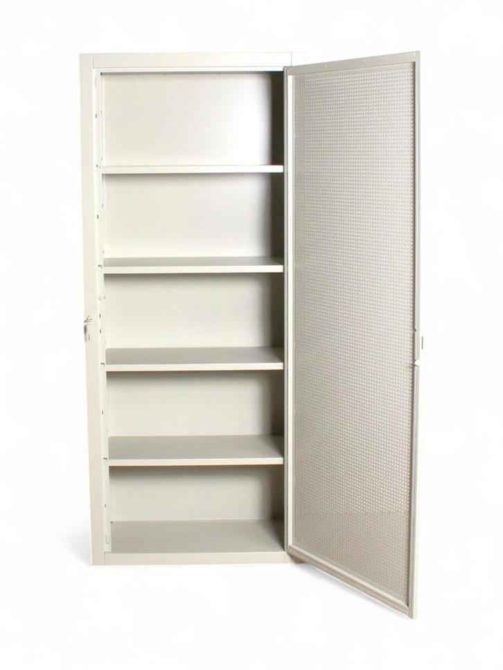 Lensvelt Boring Cabinet, 189x80x33,5 cm, Boring Grey RAL7044, Huis en Inrichting, Kasten | Roldeurkasten en Archiefkasten, Gebruikt