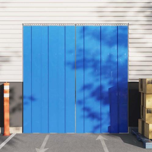 vidaXL Deurgordijn 300x2,6 mm 25 m PVC blauw, Huis en Inrichting, Stoffering | Gordijnen en Lamellen, Blauw, Nieuw, Verzenden