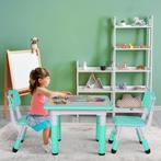 Verstelbare Kindertafel met 2 Stoelen – Studeer en Speelset, Verzenden, Nieuw