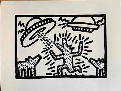 Keith Haring (after) - (1958-1990), Untitled, (Dogs with, Antiek en Kunst, Kunst | Tekeningen en Foto's