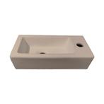 Fontein Best Design Morrano 37x18x9 cm Rechts Mat Khaki, Ophalen of Verzenden, Nieuw, Overige typen