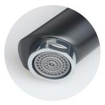 Zwarte wastafelkraan met keramische kop en O2-beluchter -..., Ophalen of Verzenden, Nieuw