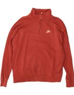 NIKE Mens Oversized Zip Neck Sweatshirt Jumper UK 14 Medium, Verzenden, Nieuw