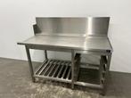 Horeca RVS Afvoertafel aanvoertafel korventafel, Ophalen of Verzenden, Nieuw zonder verpakking, Wassen en Drogen