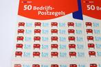 Nederland - 2 vellen met bedrijfs-postzegels, Postzegels en Munten, Postzegels | Nederland, Gestempeld