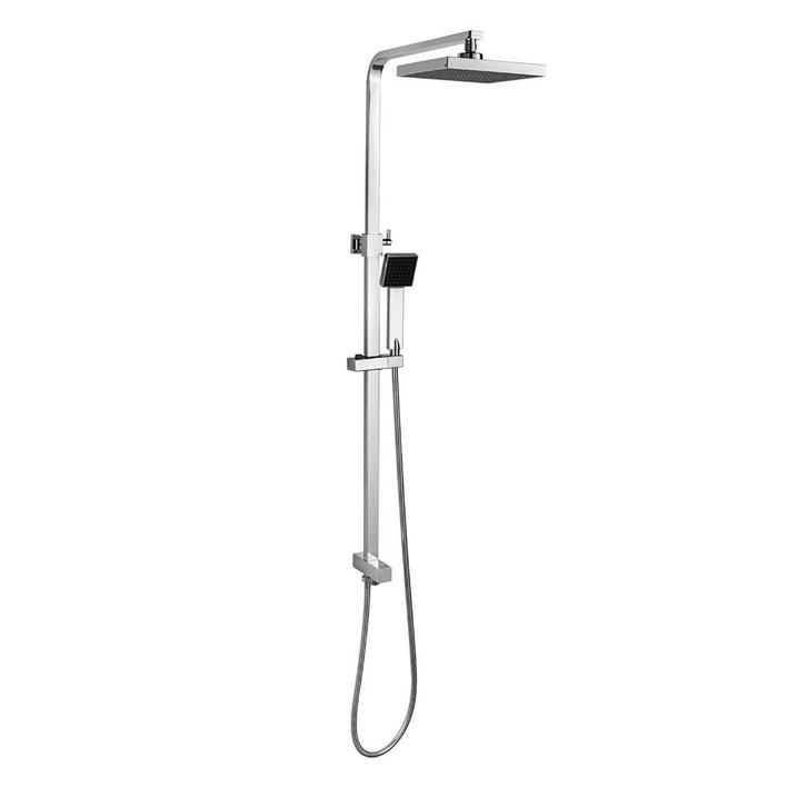 Regendoucheset met handdouche (vierkant) | 55% KORTING!, Doe-het-zelf en Verbouw, Sanitair, Douche, Nieuw, Chroom, Ophalen