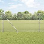 vidaXL Gegalvaniseerd Draadhek met 13 Spijker Posten 1x50 m, Verzenden, Nieuw, IJzer