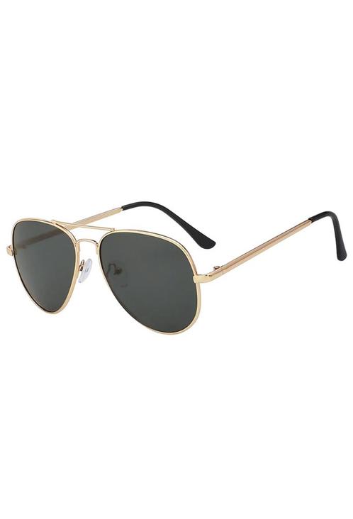Zonnebril Avator Heren Goud Montuur Zwarte Glazen Gouden Pil, Sieraden, Tassen en Uiterlijk, Zonnebrillen en Brillen | Heren, Zwart