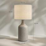 TRUUSK Tafellamp - Nachtkastje Lamp - Bureaulamp - Keramisch, Huis en Inrichting, Lampen | Hanglampen, Verzenden, Nieuw