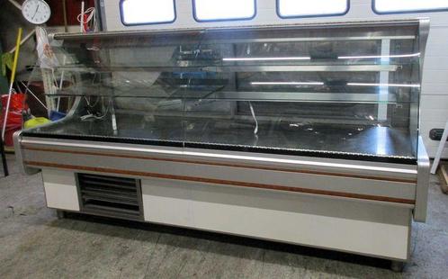 Gebaksvitrine 250cm, Stekkerklaar, Zakelijke goederen, Horeca | Meubilair en Inrichting, Gebruikt