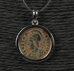 Modern Silver Hanger met munt van Constantijn I De Grote