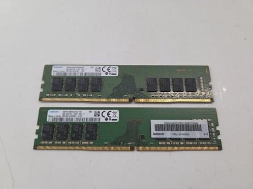 Veiling - 2x 8 GB (16GB) DDR4 RAM geheugen Samsung, Computers en Software, RAM geheugen, Refurbished