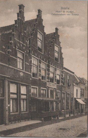 BRIELLE - Hotel de Nymph, Geboortehuis van Tromp, Verzamelen, Ansichtkaarten | Nederland, Verzenden