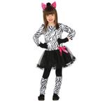 Carnavalskleding zebra kostuum voor meisjes - Dierenpakken, Kinderen en Baby's, Carnavalskleding en Verkleedspullen, Ophalen of Verzenden