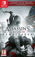 Switch Assassins Creed III Remastered (Code in a Box), Nieuw, Verzenden