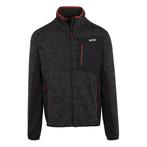 -65% Regatta  Regatta Heren baslinn marl full zip fleecejack, Verzenden, Nieuw, Zwart