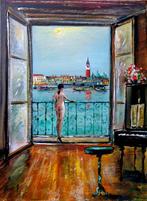 DENIS Pascal dit ROY. - Venise. La pianiste nue.