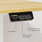 Zit sta bureau - Elektrisch - Verstelbaar - 140 x 60 cm - QE, Huis en Inrichting, Bureaus, Verzenden, Zo goed als nieuw
