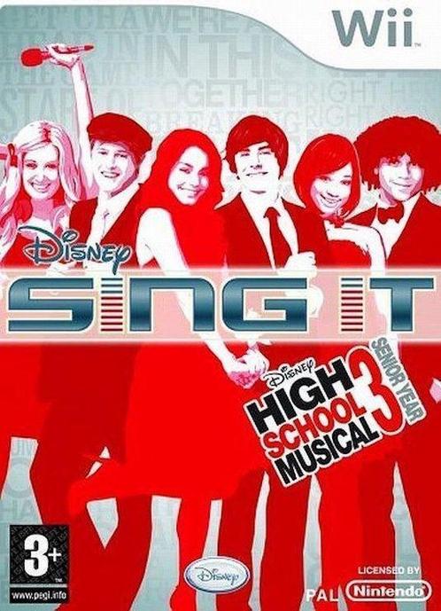 Disney Sing It High School Musical 3 Senior Year (Wii Games), Spelcomputers en Games, Games | Nintendo Wii, Zo goed als nieuw
