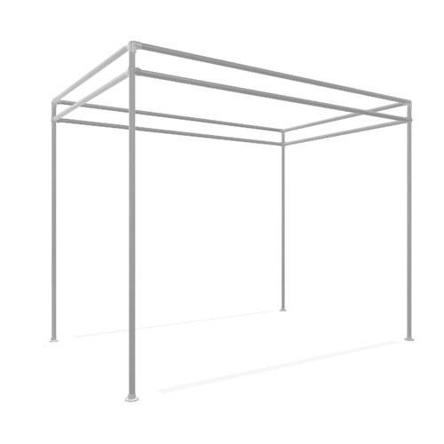 Steigerbuis Pergola Split | Staal 33.7 mm | Vrijstaand | DIY, Tuin en Terras, Overkappingen, Ophalen of Verzenden