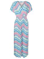 Maxi Jurk Zigzag Blauw, Kleding | Dames, Jurken, Verzenden, Nieuw