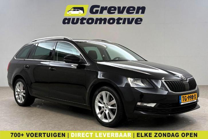 Škoda Octavia 1.0 TSI Carplay Trekhaak Stoelverwarming, Auto's, Skoda, Te koop, Handgeschakeld, Stationwagon, Benzine, Zwart, Octavia