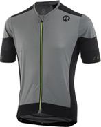 Rogelli Wielershirt KM Rise Grijs/Zwart/Fluor Maat S, Verzenden, Nieuw