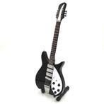 Miniatuur Rickenbacker 350 V63 gitaar met gratis standaard, Ophalen of Verzenden, Nieuw, Pop, Beeldje of Miniatuur