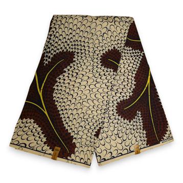Afrikaanse stof - Bruin PO-5014 - Polycotton beschikbaar voor biedingen
