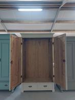 Landelijke klassieke kast, tweedeurskast,legkast, demontabel, Antiek en Kunst, Antiek | Meubels | Kasten