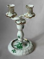 Herend - Kaarsenhouder (3) - Porselein - Apponyi groen 24K