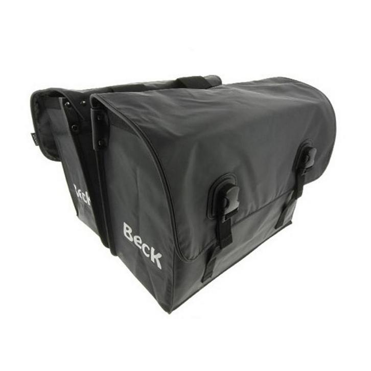 Beck Dubbele Fietstas Big Matte Black, Fietsen en Brommers, Fietsaccessoires | Fietstassen, Nieuw, Verzenden