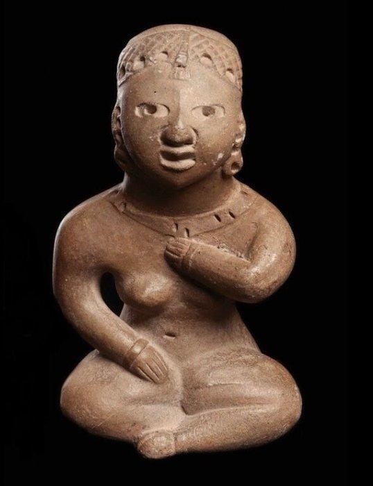 Pre-Maya Olmecoïde Aardewerk Pre-Maya Olmecoïde figuur, Verzamelen, Mineralen en Fossielen