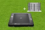 Trampoline Akrobat Orbit Inground 335x244 Zwart / Zwart, Ophalen of Verzenden, Nieuw