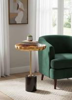 Bijzettafel - Marmer, Messing