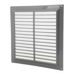 Europlast kunststof ventilatierooster vierkant grijs met, Ophalen of Verzenden, Nieuw