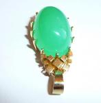 Hanger - 18 karaat Geel goud - 17.50ct. tw. Chalcedoon -, Sieraden, Tassen en Uiterlijk, Antieke sieraden