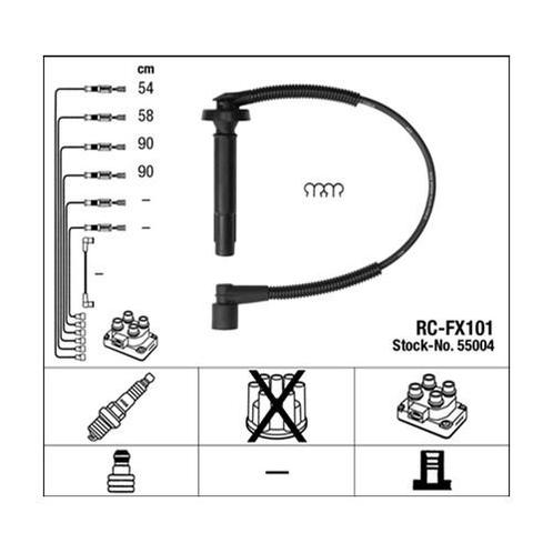 Ngk Rc-Fx101 Bougiekabelset, Computers en Software, Laptop-opladers, Verzenden
