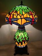 NO RESERVE! - Tiffany stijl tafellamp Studio Green, Antiek en Kunst