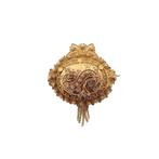 Gouden oud Hollandse broche van een mutsenbel | Antiek, Goud, Goud, Gebruikt, Verzenden