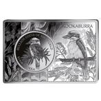 Tsjaad. 1 oz 1000 CFA Chad Kookaburra Silver Coin-bar Set