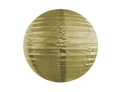 Gouden Lampion Rond 35cm, Hobby en Vrije tijd, Feestartikelen, Nieuw, Verzenden
