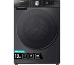 Hisense WF5S1245BB wasmachine Voorbelading 12 kg 1400 RPM499, Witgoed en Apparatuur, Ophalen of Verzenden, Nieuw, 95 cm of meer