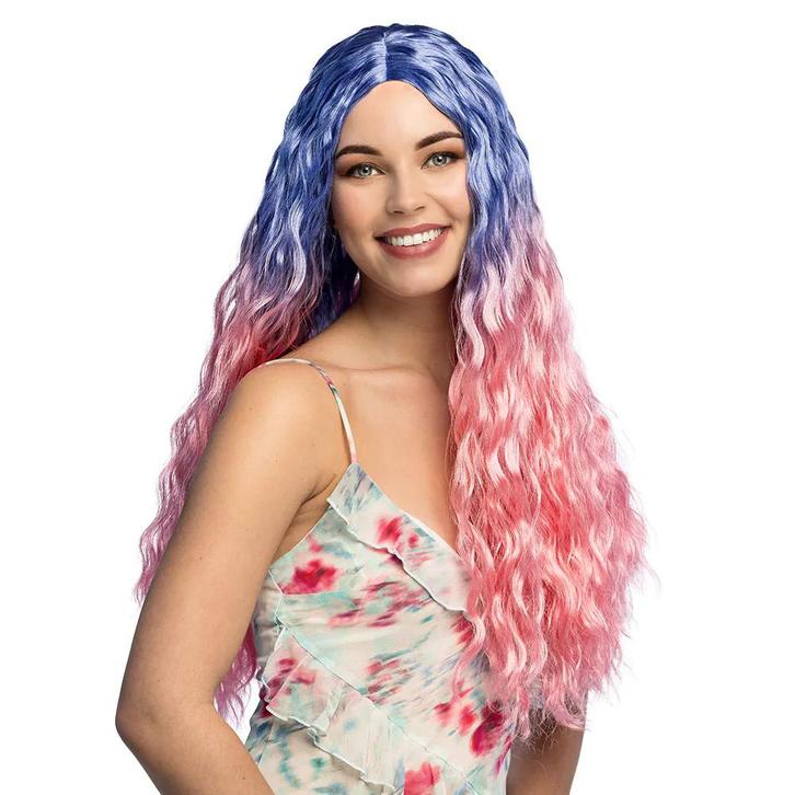 Pruik Mirage Fantasy Wave, Kleding | Dames, Carnavalskleding en Feestkleding, Nieuw, Ophalen of Verzenden